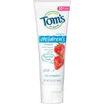 Tom's of Maine Silly Strawberry Children's Toothpaste