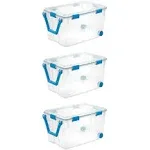 Sterilite Wheeled Gasket Storage Box