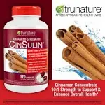 Trunature Advanced Strength Cinsulin 170 Capsules