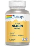 Solaray - No Flush Niacin, 500 mg, 100 Capsules