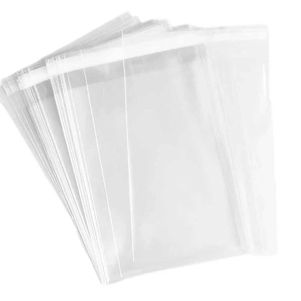 Delatanus 200 Pcs 4 x 6 inch Clear Cellophane Cello Bags,Thick 1.5-Mil Poly Bag ...