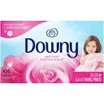 Downy April Fresh Fabric Softener Dryer Sheets - 105 count