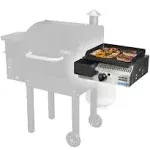 Camp Chef Sidekick Grill Accessory, Flat Top Griddle included, 14" cooking system compatible, Stainless/Black