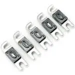 KnuKonceptz Silver Plated Mini ANL 120A Fuse 5pk MIDI AFS