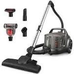 Aspiron Canister Vacuum Cleaner, Lightweight Bagless Vacuum, Corded Vacuum with