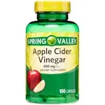 Spring Valley Apple Cider Vinegar Capsules 450mg 100 Count