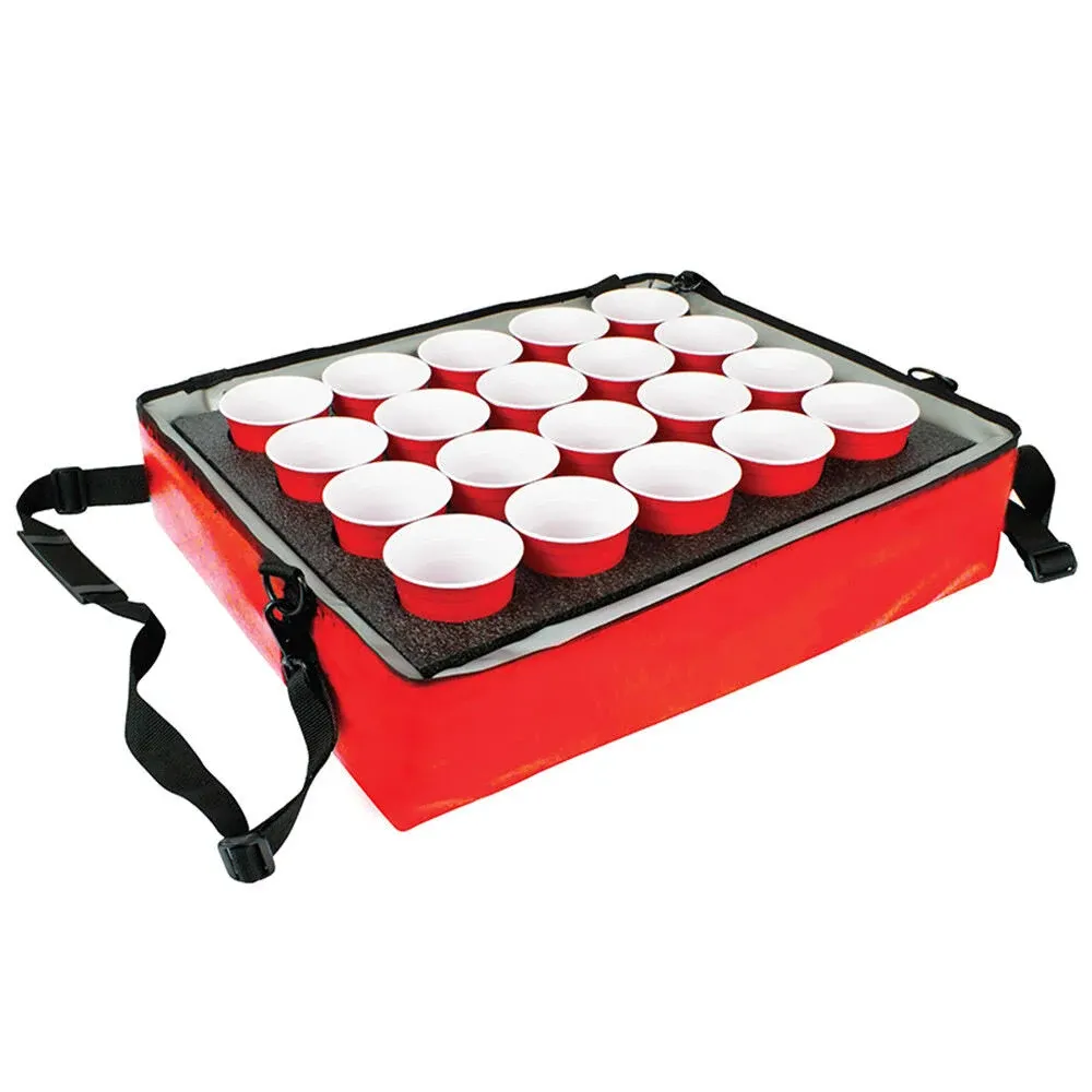 Delivery Stadium Drink Carrier, Insulated Container for Beverage Vending, Hea...