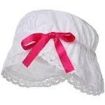 GRACEART Peasant Amish Hat Prairie Cap Women Girls Pioneer Colonial Bonnet 100% Cotton