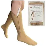 Original Closed Toe 20-30 mmHg Zipper Compression Calf Leg Socks