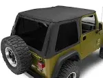 Rampage Trailview Frameless Soft Top Kit for Jeep Wrangler