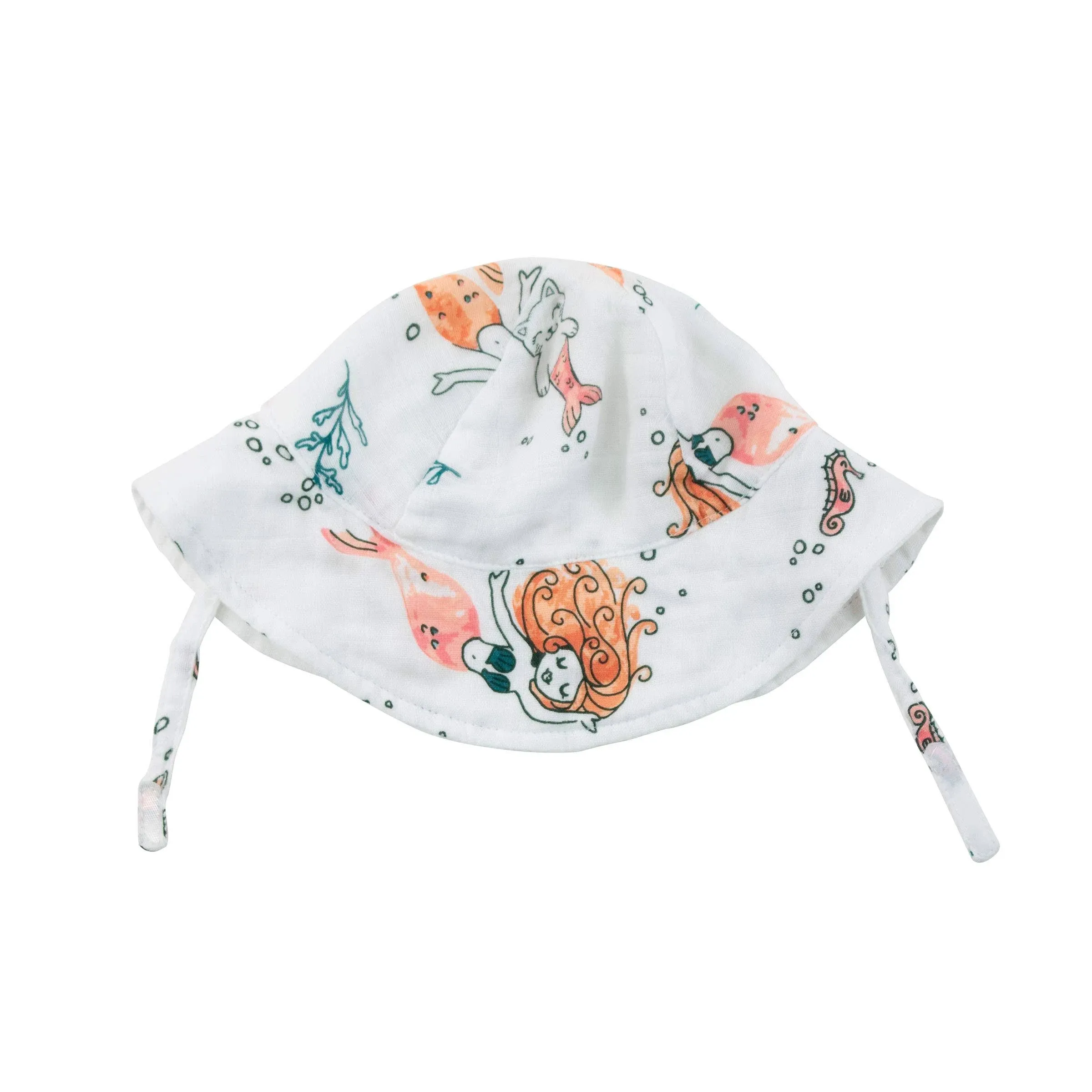 Bebe Au Lait Mermaids Oh So Soft Muslin Sun Hat