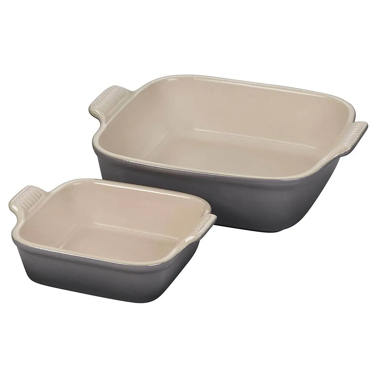 Le Creuset Set of 2 Heritage Square Dishes