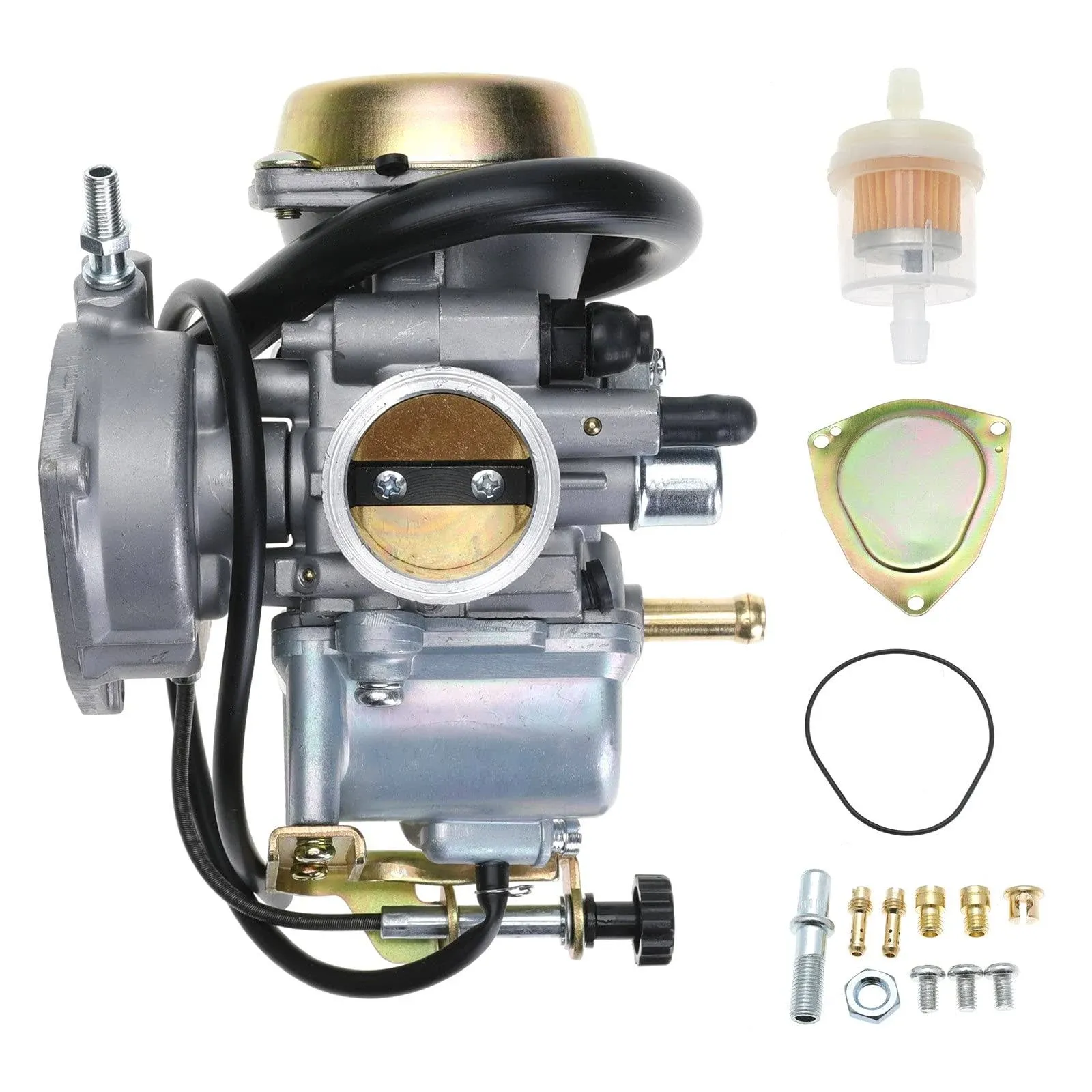 Carburetor for Suzuki Quadrunner Quard Sport LTZ250 Z250 Carb Ozark 250 LTF250 2002-2009, and for ATV 2002-2010 Replace 13200-05G01