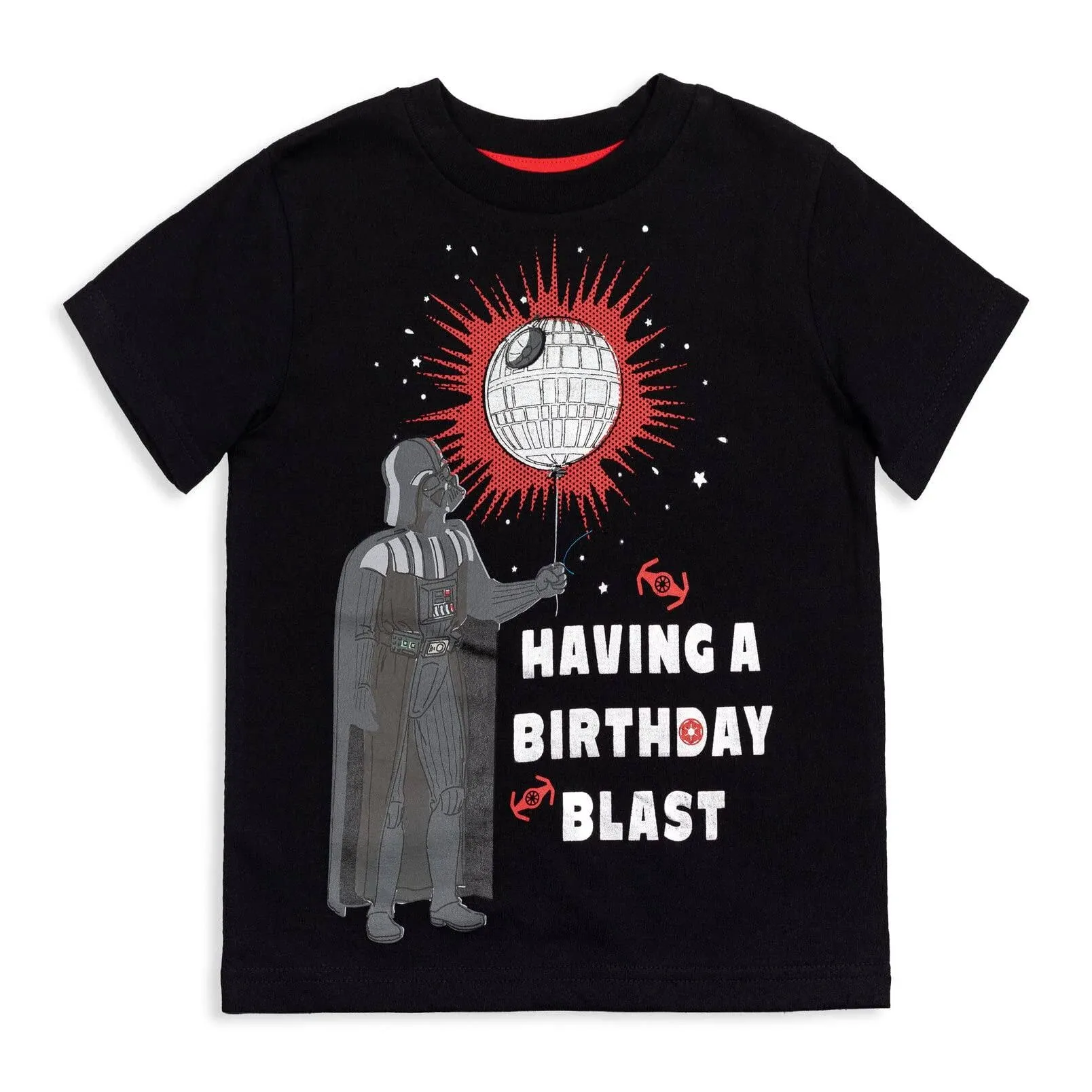 Star Wars Darth Vader Birthday Little Boys Graphic T-Shirt Black 6