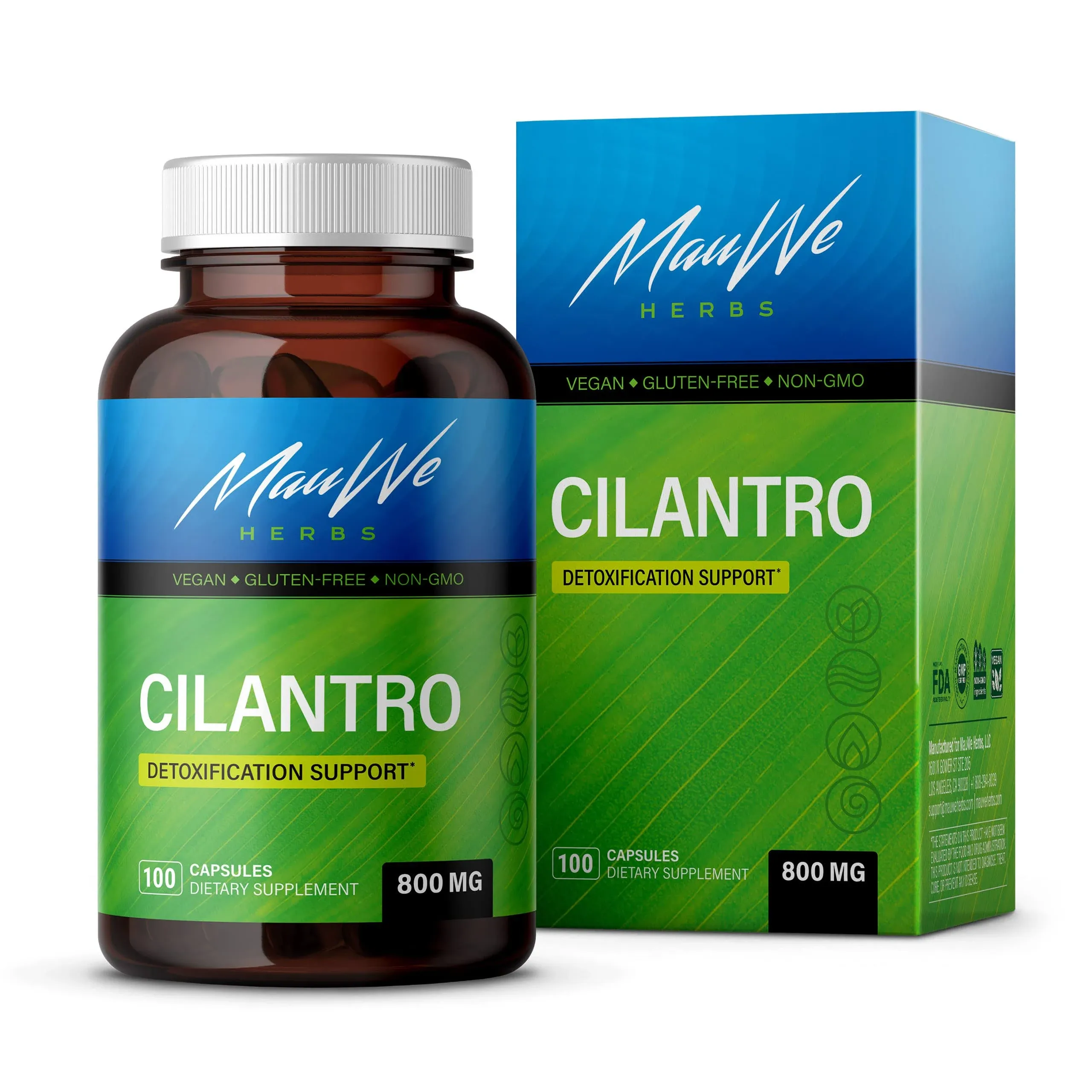 Cilantro Supplement - Organic Cilantro Capsules - Rich Source of Antioxidants..<wbr/>.