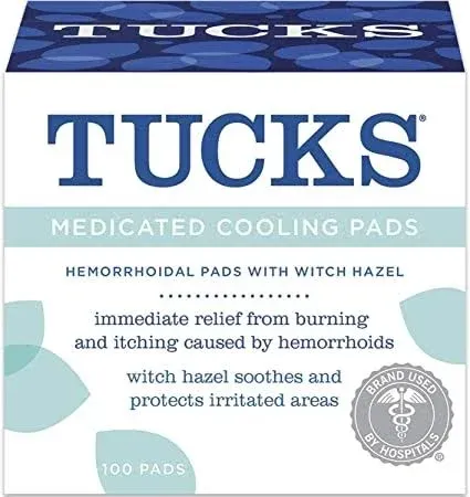 Tucks, Medicated Cooling Pads - 100