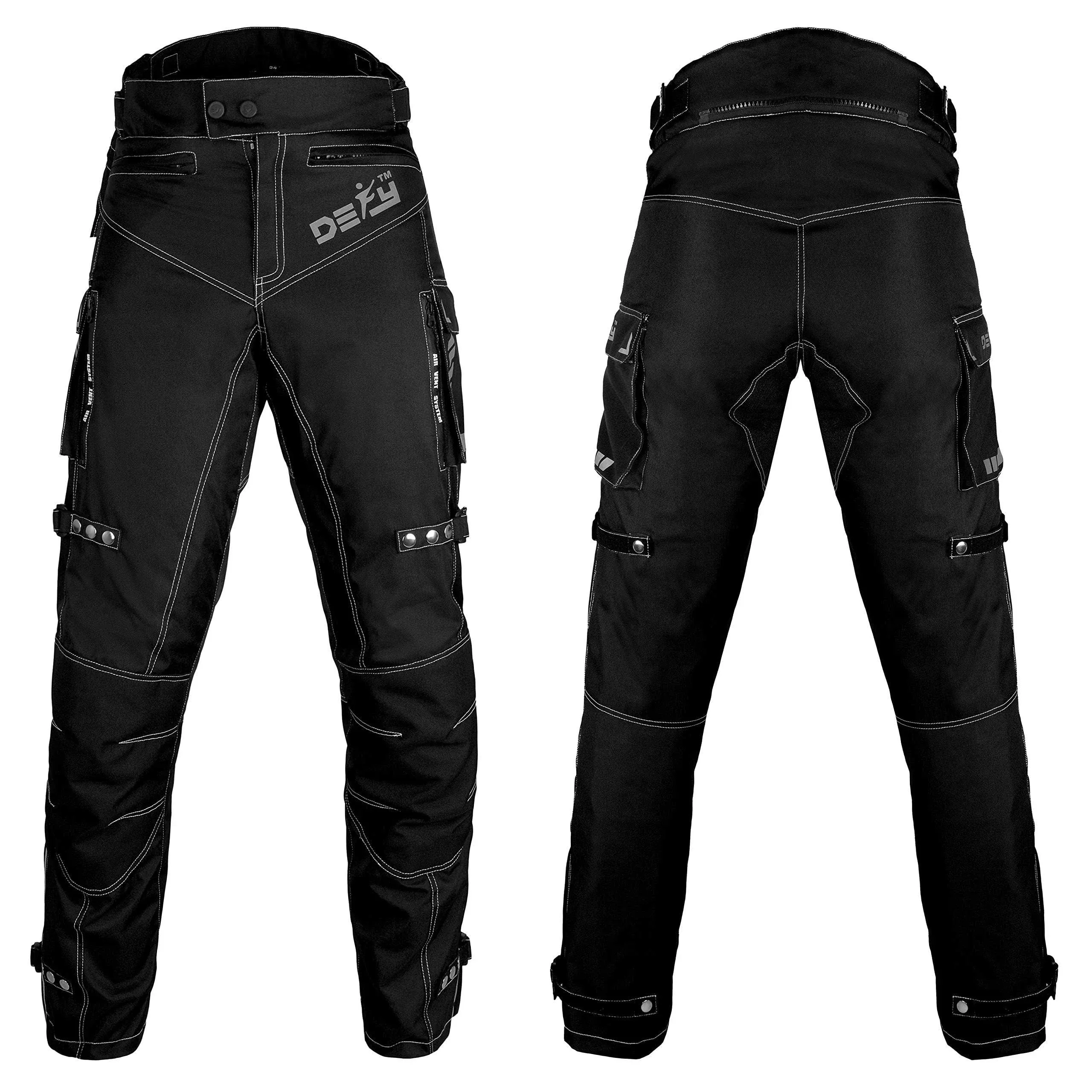 Defy Challenge Your Fear Motorcycle Pants for Men Dual Sport Motorbike Pant ...