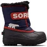 Sorel Childrens Snow Commander, Black / 12