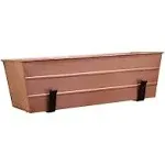 Achla Designs Medium Copper Flower Box with Wall Brackets