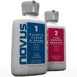 Novus Polish Kit Plastic and Acrylic Cleaner Polish Scratch Remover 8Oz Eyeglass