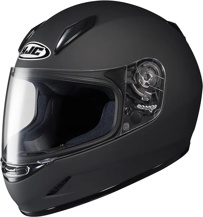 HJC CL-Y Youth Motorcycle Helmet (Matte Black, Small)