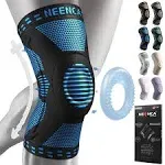 Knee Brace with Patella Gel Pad for Pain Relief, ACL/PCL Support - by NEENCA