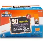 Elmer's Washable School Glue Sticks Purple 30/Box