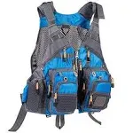 Bassdash Adjustable Fly Fishing Vest with Multi Pockets