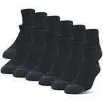 Gildan Men's Half Cushion Ankle Socks, 12-Pack, Size: Shoe Size: 6-12, Black