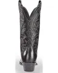 Ariat Women&s Heritage Western R Toe Boot - 6 - Black Deertan