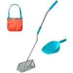 Sand Flea Rake - Commercial Grade Beach Rake for Sand Shark Teeth Sifter with...