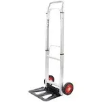 LEADALLWAY Aluminum Hand Truck with 6" Wheels 220 lb Capacity