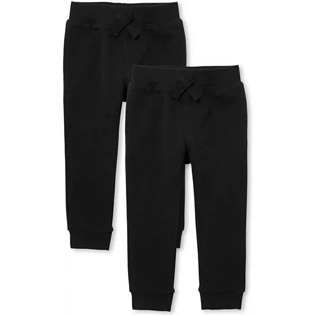 The Children's Place Baby Boys' 2-Pack Fleece Jogger Pants