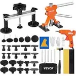 VEVOR 56 Pcs Dent Removal Kit, Paintless Dent Repair Kit with Golden Lifter, Bridge Puller, Car Dent Puller