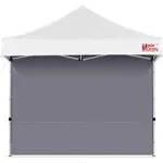 MASTERCANOPY Instant Canopy Tent Sidewall for Pop Up Canopy, 1 Piece 10x10 / Gray