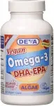 Deva Vegan Omega-3 DHA, Vegan Softgels - 90 count