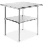 GRIDMANN NSF 30 in. x 24 in. Stainless Steel Commercial Kitchen Prep & Work Table