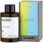 Scentify 5th Ave Aroma Oil Refill Scent for Oil Diffusers - Bergamot, Floral, Gardenia Scents - Luxurious Relaxing Aromatherapy Diffuser Fragrance