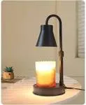 Elenhome Candle Warmer Lamp with Adjustable Height, Stepless Dimming Black-1