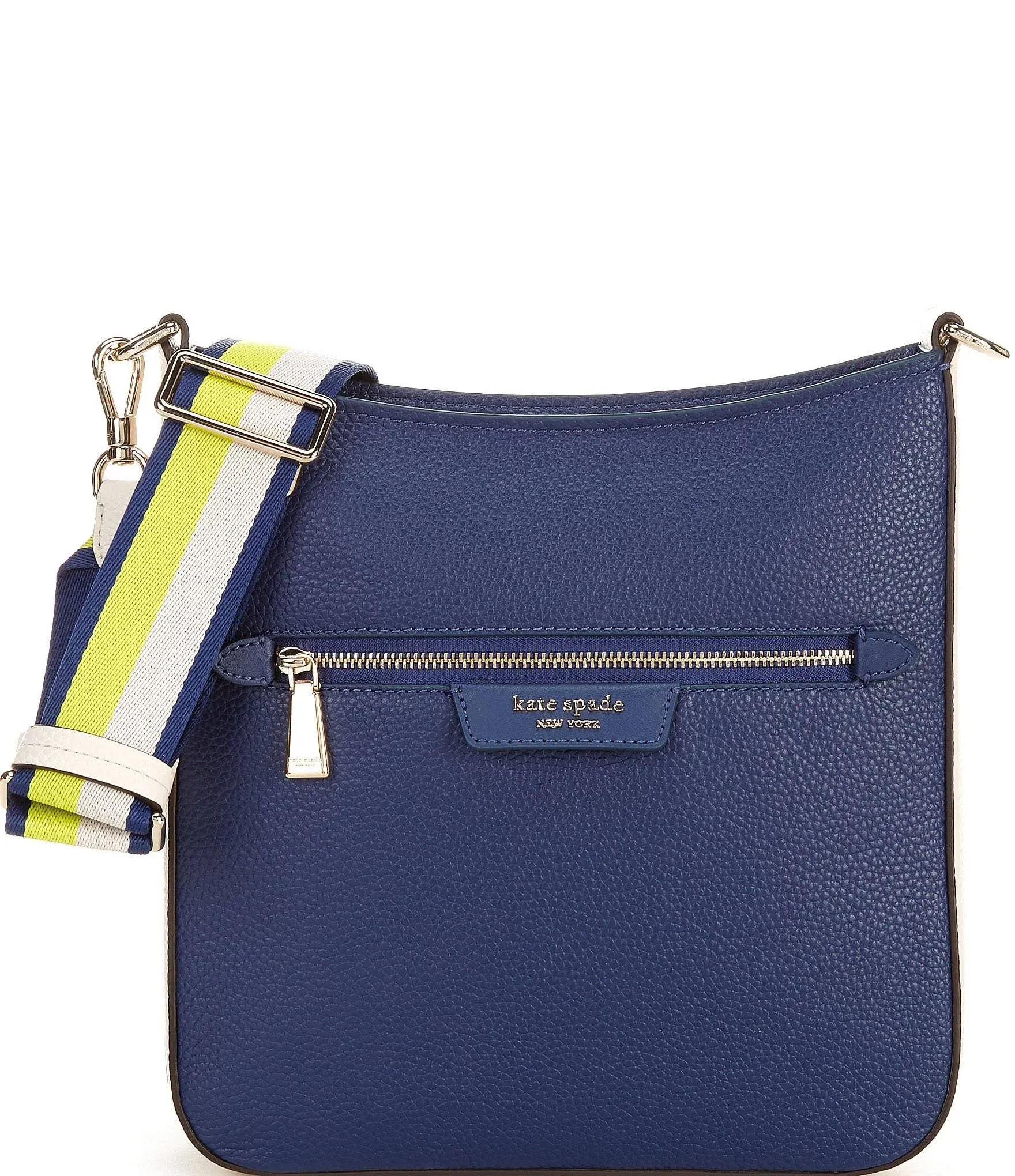 Kate Spade New York Hudson Colorblocked Leather Messenger Crossbody Bag