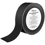 SlipDoctors 2" x 60' Black 60 Grit Anti-Slip Adhesive Safety Tape S-AD-STR2BL