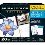 Prismacolor Technique 26ct NATURE Drawing Set -Level 1 Drawing &amp; Shading-