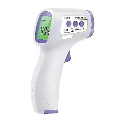 Homedics No Contact Infrared Digital Thermometer for Body, Food, Liquid, and