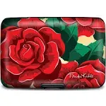 Monarque RFID Secure Armored Wallet (Frida Kahlo Rose)