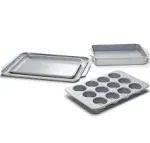 Caraway Nontoxic Ceramic 5-Piece Bakeware Set Slate