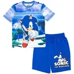 SEGA Sonic the Hedgehog T-Shirt and Bike Shorts Outfit Set Toddler to Big Kid