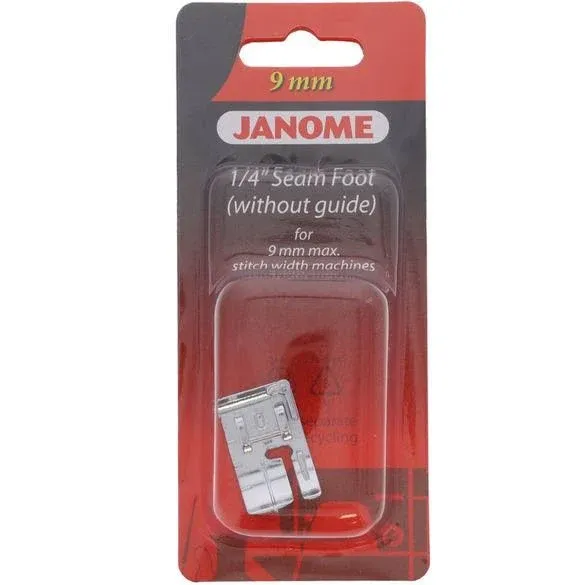 Janome ¼ Inch Foot Without Guide for 9mm Machines