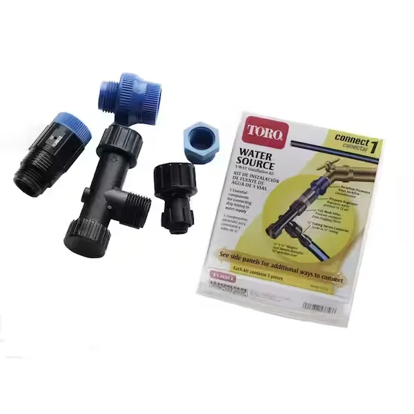 Toro 53756 Blue Stripe Drip Water Source Installation Kit Hose Systems Garden