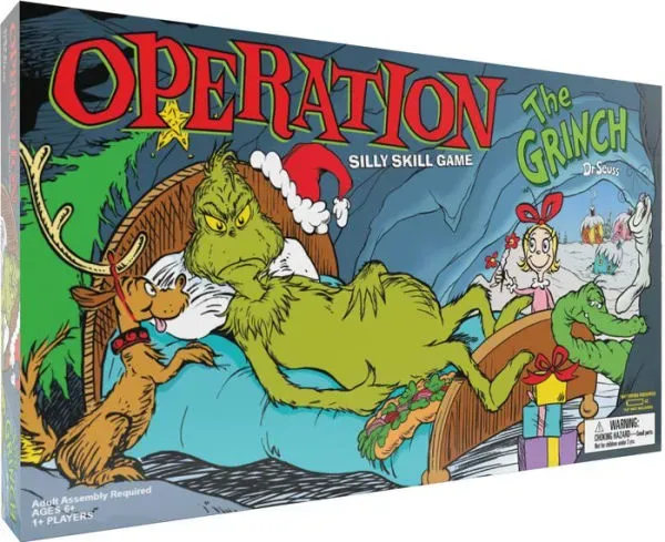 Dr. Seuss The Grinch Operation Board Game