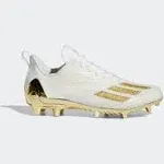 Adidas Adizero Low Mens Football Cleats Shoes White Gold GX5122 NEW Multi Sz